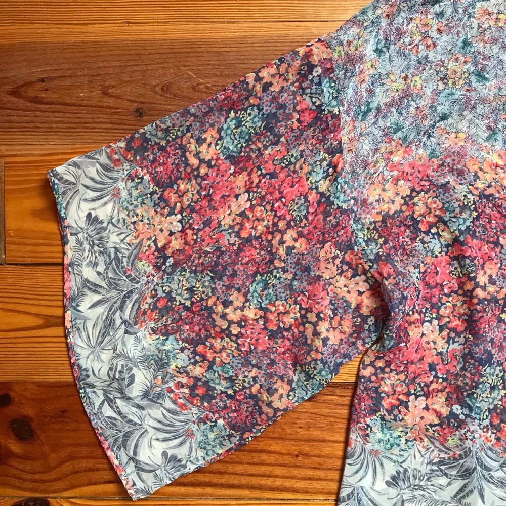 Victoria’s Secret Pastel Blush Floral Duster Robe, EUC, M/L - Picture 5 of 13